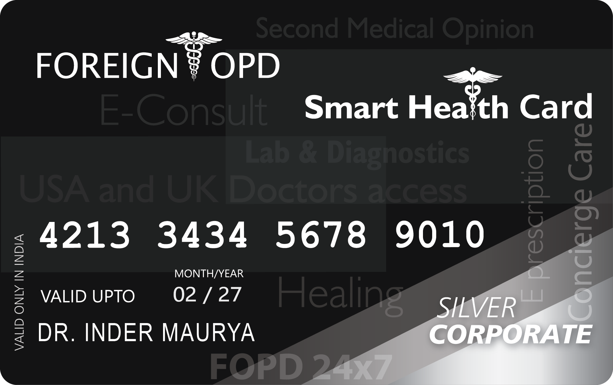 FOPD Smart Health cards